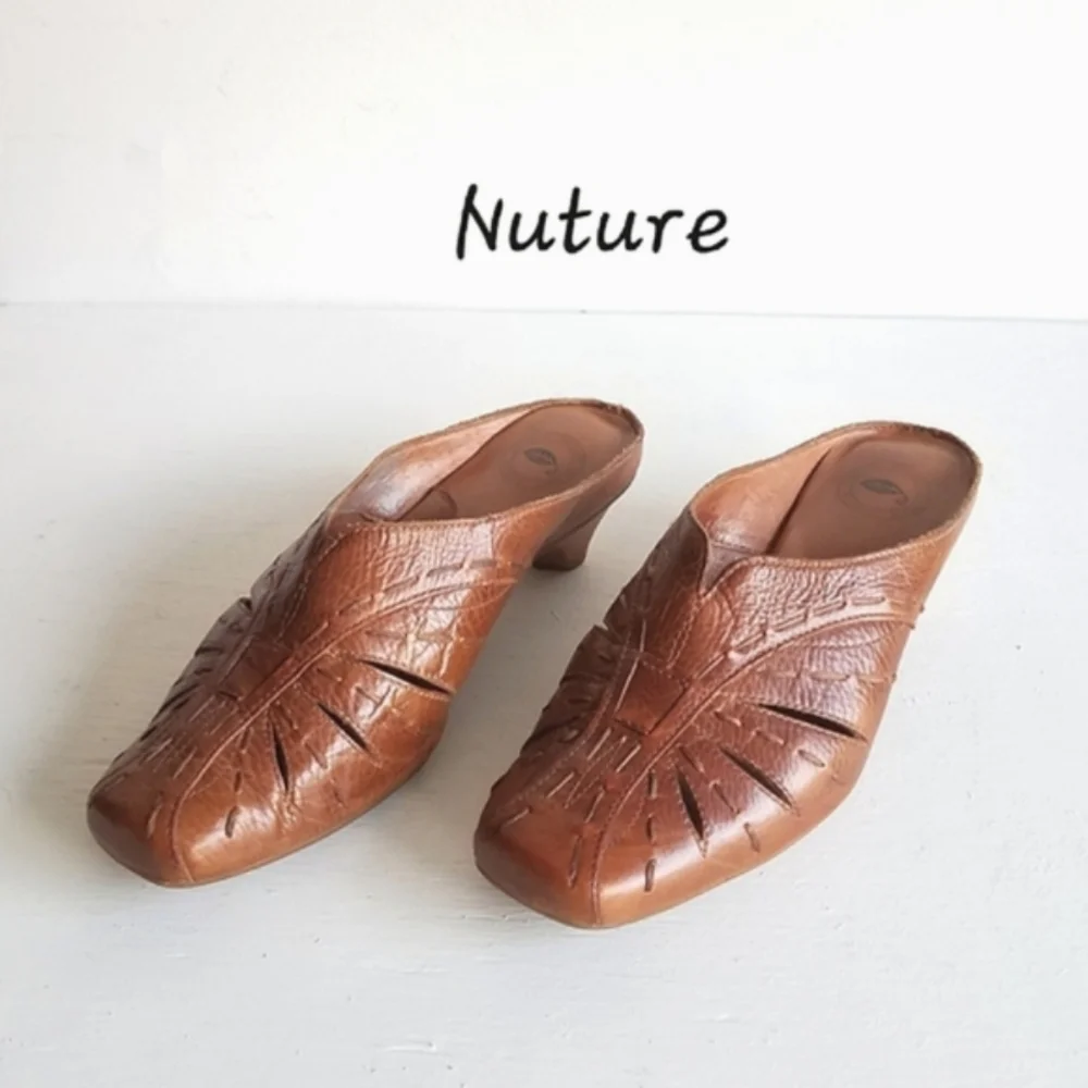 Lafayette Leather Mules by Nuture - Picture 1 of 12